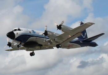 NOAA WP-3D Orions had a busy time (photo: NOAA)